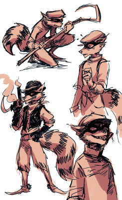 silisboo:  I’ve been playing Thieves in Time and wow I’ve missed Sly!! so I doodled some stuff 