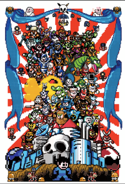 it8bit:  Mega Man XXV Anniversary Created by Capt. Mr. Ink