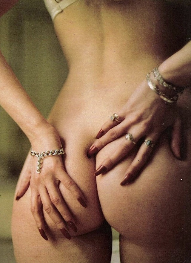 pixiedeadbeat:Justine Lake’s perfect bottom, Men Only Magazine, August 1972