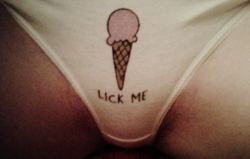 rebeccam1:  thedayshavesecrets:  Lick me :D  Want these  If you insist