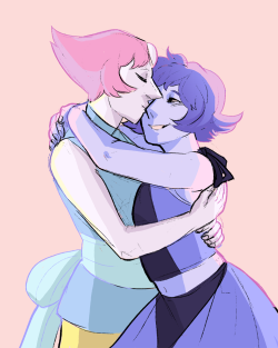 catprinx:  I haven’t posted art in like a month dang, school’s got me down, but I reaaally wanted to do stuff for Pearlapis bomb. For day 3 of pearlapisbomb, the theme was kissing!!!!  Very blatantly inspire by ieafy‘s colors!! dang! 