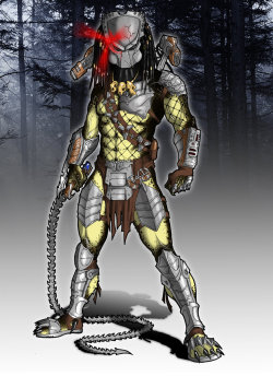 thelastraigeki:  Wolf Predator by ~Ronniesolano Awesome and bad-ass artwork done by the great Ronnie Solano! I really love the way how Ronnie draws Predators very accurate looking to the films while keeping his own spin on them. Wolf Predator here is