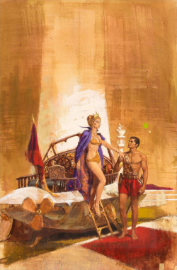 Cover art by Robert K. Abbett for the Edgar Rice Burroughs novel Thuvia, Maid of Mars.
