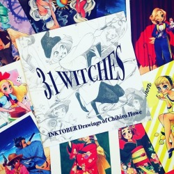 The 31 Witches book I ordered from @chihirohowe came in and I couldn’t be happier!!! Thank you so so much Chihiro! I am so glad we finally met up at CTN and chatted and sketched!! You are such a wonderful person 
