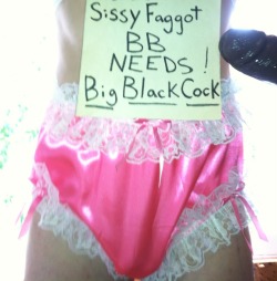 sissy faggot bb scahill  the lessons he has learned is that he will always need big black cock
