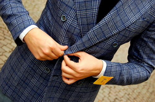 Checked sport coat by G.Abo Napoli