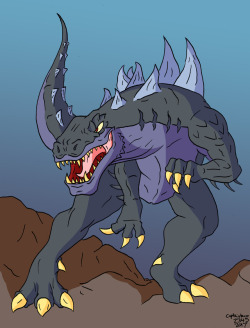 Everyone’s favourite(?) Kaiju, Zilla! I haven’t drawn a Kaiju in a while, so I decided to start again by drawing the one Kaiju most Godzilla fans hate. 
