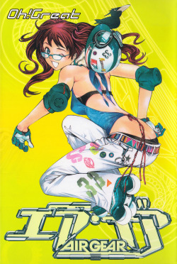 artbookisland: Air Gear #6 cover. Oh Great! (Ogure Ito). Click picture for HD scan. 