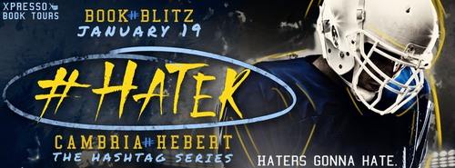 #Hater by Cambria Hebert Blitz Banner