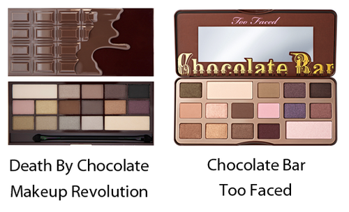 ผลการค้นหารูปภาพสำหรับ Makeup Revolution I Heart Chocolate Eyeshadows Palette Death by Chocolate