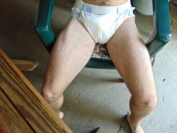 theguysearcher:thought I’d try diapers, but ordered a size too small. I’ll do what I can with them VERY sexy diapered man! Hope to see that diaper soaked.