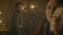 iammichonnesblade-blog:  RICHARD MADDEN: There’s a moment where we look at each other, and it’s Robb Stark essentially saying goodbye to his mother and giving up. There’s a moment of tragedy and utter relief actually, because these two characters