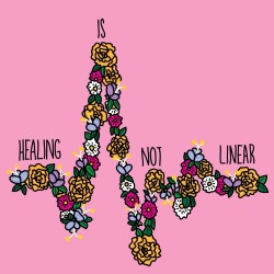 heymrsamerica:  thefrizzkid: Healing is not linear   It took me a while to learn this.