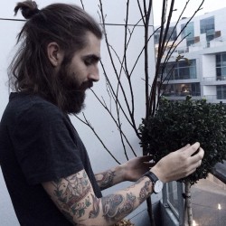 Perfect beard, hair and tattoos