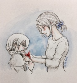 ermioney:@fuku-shuu regarding your post of SNK ladies with flowers. Wish it’s Armin who gave Annie the flower crown too. 😻Thank you for the post.