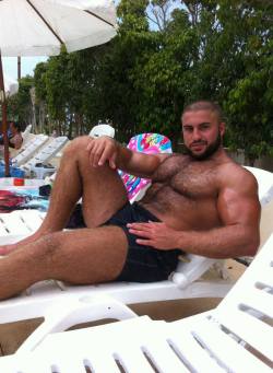 hairyturkishgaymachos:  BIG  MUSCLE TURKISH BEAR Hairy manly muscle man  He is what dreams are made of!
