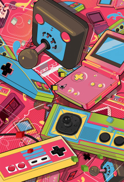 it8bit:  Retrogaming Created by Jelo Zapanza Official art showcased at Graphika Manilla 2013