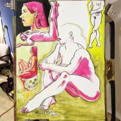 Figure drawing  ========================== I do all sorts of events, any kind of party can use a caricature artist!    ========================== www.patreon.com/mattbernson . . . . . . . #figuredrawing #lifedrawing  #caricaturist #caricatureartist