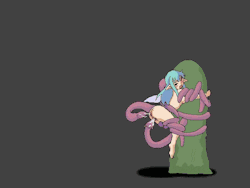 Fairy getting double penetrated by a tentacle monster who lays itâ€™s eggs inside her.