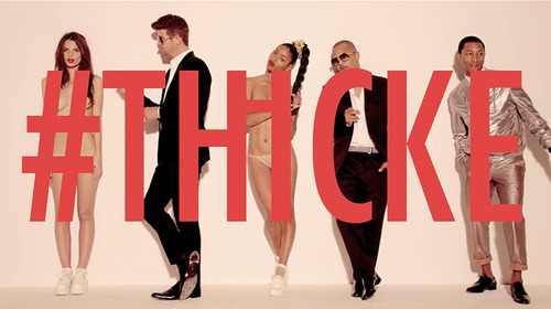 Robin thicke blurred lines girls