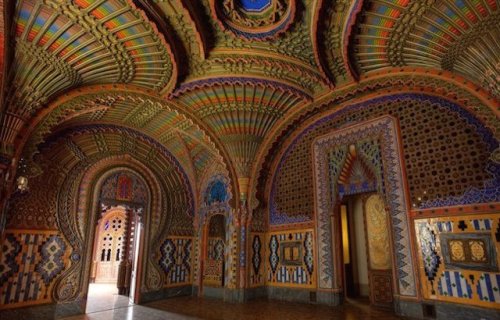Abandoned Technicolor Castle | Posted by CJWHO.com