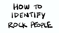 A few months ago, I had the honor of doing a presentation at Beach-a-palooza entitled: Rock People: Identification and Defense.  Songs and mimes are all fun and all, but the people need to know THE TRUTH!!!This is a little animated GIF I put together