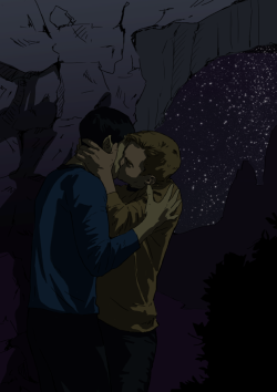 touch-me-spirk:  johix:  for Paths in the Starlight by the most kind and amazing plaidshirtjimkirk  Space husbands are the best husbands 