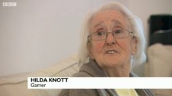 makubenoaijin:  sylphorix:  Still under the impression that video games are strictly for kids? Hilda Knott would like to have a word with you. And perhaps a game. The 85-year-old British gamer has been mashing buttons for 40 years — roughly the life