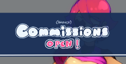 maiz-ken:  maiz-ken:  Commission still open! Soooo i finished up all the commissions i had about a week or so ago and instead of holding off on taking anymore while i’m in school i’ve decided to just leave em open, so if anyone is interested in gettin