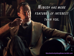 â€œNobody has more features of interest than you.â€