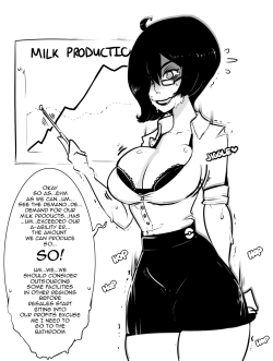 venomkid-64:  dwps:  Business Oriented Hex Maniac (Business Maniac) Expands Her Milk Business Into A Corporation And Gives A Speech To Investors To Consider Pooling In More Capital To Fund The Creation Of More Milk Factories But During The Presentation