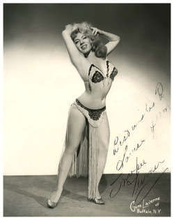 Smokee Turner     Vintage promo photo personalized to the mother of Burlesque emcee/entertainer, Bucky Conrad: “Best wishes To Louise from  — Smokee Turner ”..
