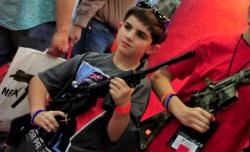 amaranthnymph:  tsunamistorms:  generalbriefing:  feministingforchange:  unite4humanity:  Please feel free to link anyone who says: “Tamir shouldn’t have had a toy gun.” Seems to me White kids (and adults, for that matter) can have REAL guns or