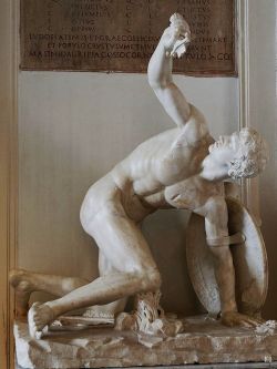 hadrian6:   Wounded Warrior. 1st.century AD. Roman. marble. Capitoline Museum. Rome. http://hadrian6.tumblr.com 