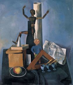 amare-habeo:  Felix Nussbaum (German, 1904-1944) Still-life with the painter’s dummy (Nature-morte au mannequin de peintre), 1940 
