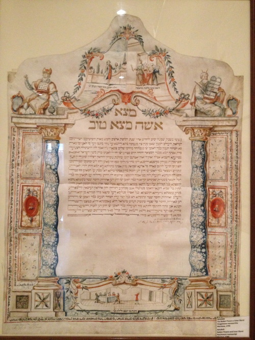 Illustrated Ketubah From 1700s Venice