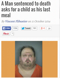 morefunthanb4:  It’s weird when you read a headline like that and your first thought is like holy shit, even on death row, what kind of sick fuck would make that request but then you see the guys face and go oh right, yeah, that dude. sure. 