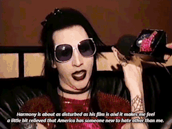 paintdeath:  Marilyn Manson in an interview about Harmony Korine’s Gummo (1997) 