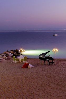 sea-passion:Moonlit Concerto, Halkidiki, Greece/ flickr
