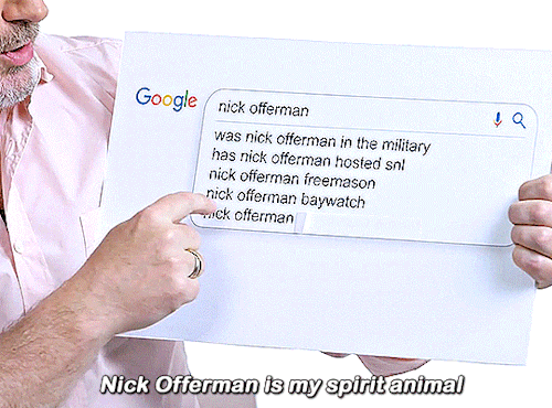 nickoffermen:  Nick Offerman Answers the Web’s Most Searched Questions–WIRED, 2020