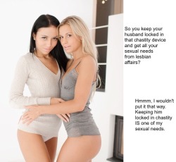 cherishmyslave:She is beginning to share Her “other desires” with Her lover.  They center around owning and training a male as cuckold and absolute slave.  Her or Her lover’s whim will be his command as they enjoy each other and use and abuse the