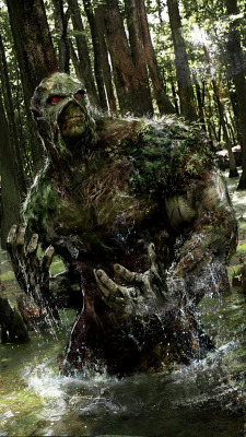 creaturesfromdreams:  SwampThing by uncannyknack BuyThe Secret of the Swamp Thing here —-x—- More: | Comics | Random |CfD Amazon.com Store| 