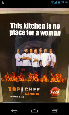 crustiestmermaid:  are-you-a-shelter:  fandomsandfeminism:  le-sob:  Really? Men want to make all these weak ass “women should be in the kitchen jokes” and then they want to pull shit like this Fuck u top chef Canada and ur sexist bullshit  A woman’s