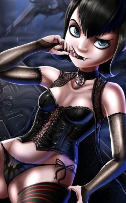 shadbase:  Mavis from Hotel Transylvania drawn as the last Halloween image for Shadbase! Go see the full picture including alternate version there.  &lt; |D&rsquo;&ldquo;&rdquo;