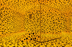 contemporary-art-blog: Yayoi Kusama, different immersive amazing installations.   If you&rsquo;re in the US, her Infinity Mirrors exhibition is traveling to Seattle and LA in 2017!!! ðŸ’•(And Canada in 2018! And Cleveland(???)