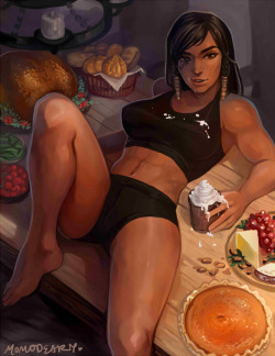 lovelovedeary:  momo-deary:  ♥ Pharah ♥ Support me on patreon~!  ^ NSFW version there :^) ^  