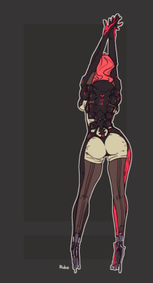 just-side-rube: Some Mistral butt my older followers should know how much i lov her and that i dont draw her enoughanyhoo i wish i could post more but i am just packed with an ungodly amount of university assignments, so i apologize for the lil absence