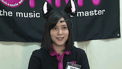 adios:  津田美波 @ ゆるゆり さん☆ハイ！×HMV presents　DJ TSUDAのCOUNTDOWN　ゆるゆり　TV6 (2015-10-28)  Tsuda x Necomimi wwww  罰ゲームです、声優は大変なお仕事ですね