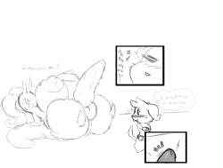 roymccloud:  Here’s wunna dem things I didn’t plan on uploading.ever.drawn with a friend on Open Canvas.::Edit:I JUST realized Goodra has a knot and it fuakkin grows 