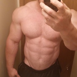 thick-sexy-muscle:  thick-sexy-muscle:  Matt Disbrow - front, back, and centered   Thick muscle stud   thick muscle stud